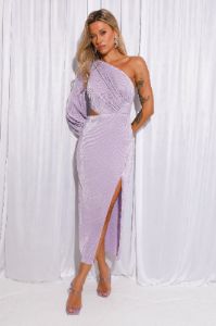 Honey Lover Midi Dress Lilac sold by Hello Molly
