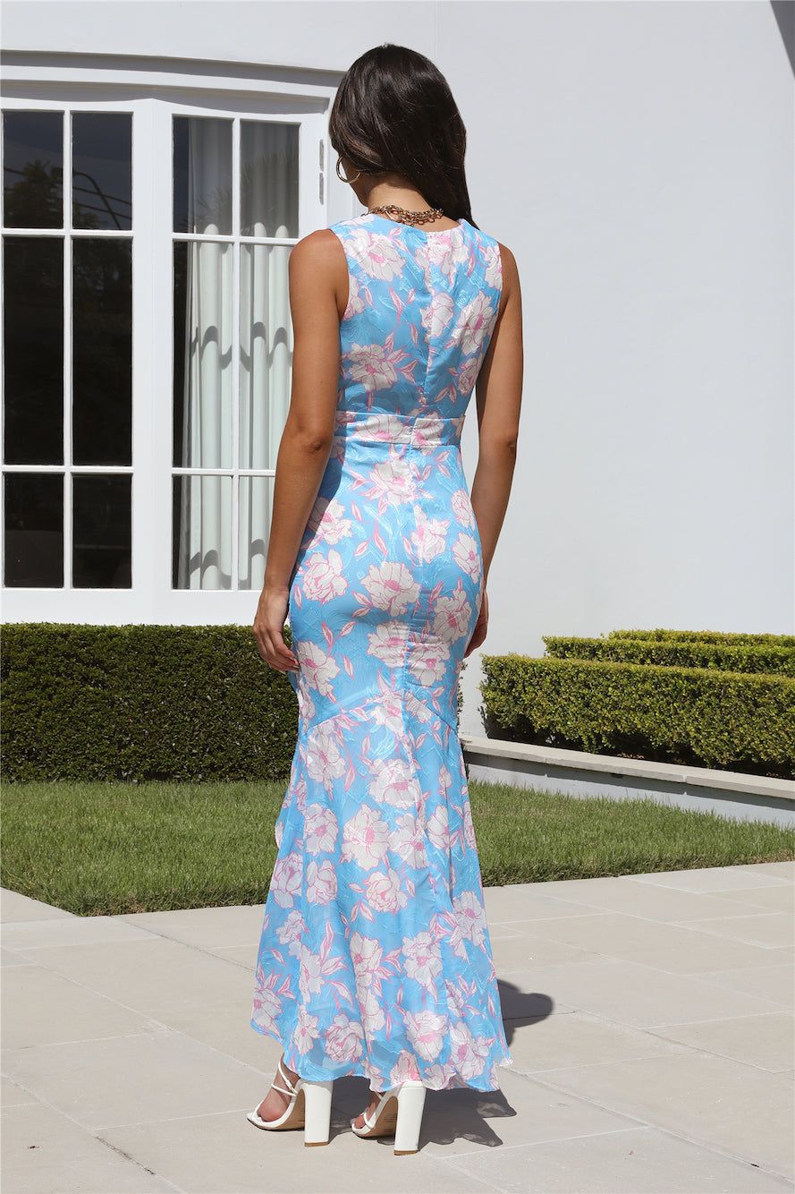 Fancy Feeling Maxi Dress Blue sold by Hello Molly product image thumbnail 3