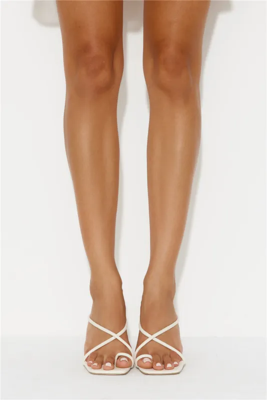 BILLINI Idalia Heels Bone sold by Hello Molly