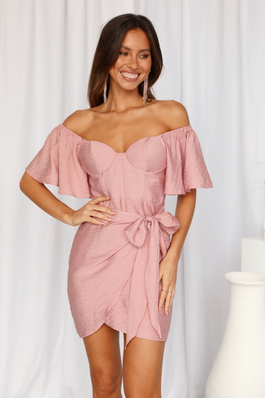 Me Gustas Tu Dress Blush sold by Hello Molly product image thumbnail 5