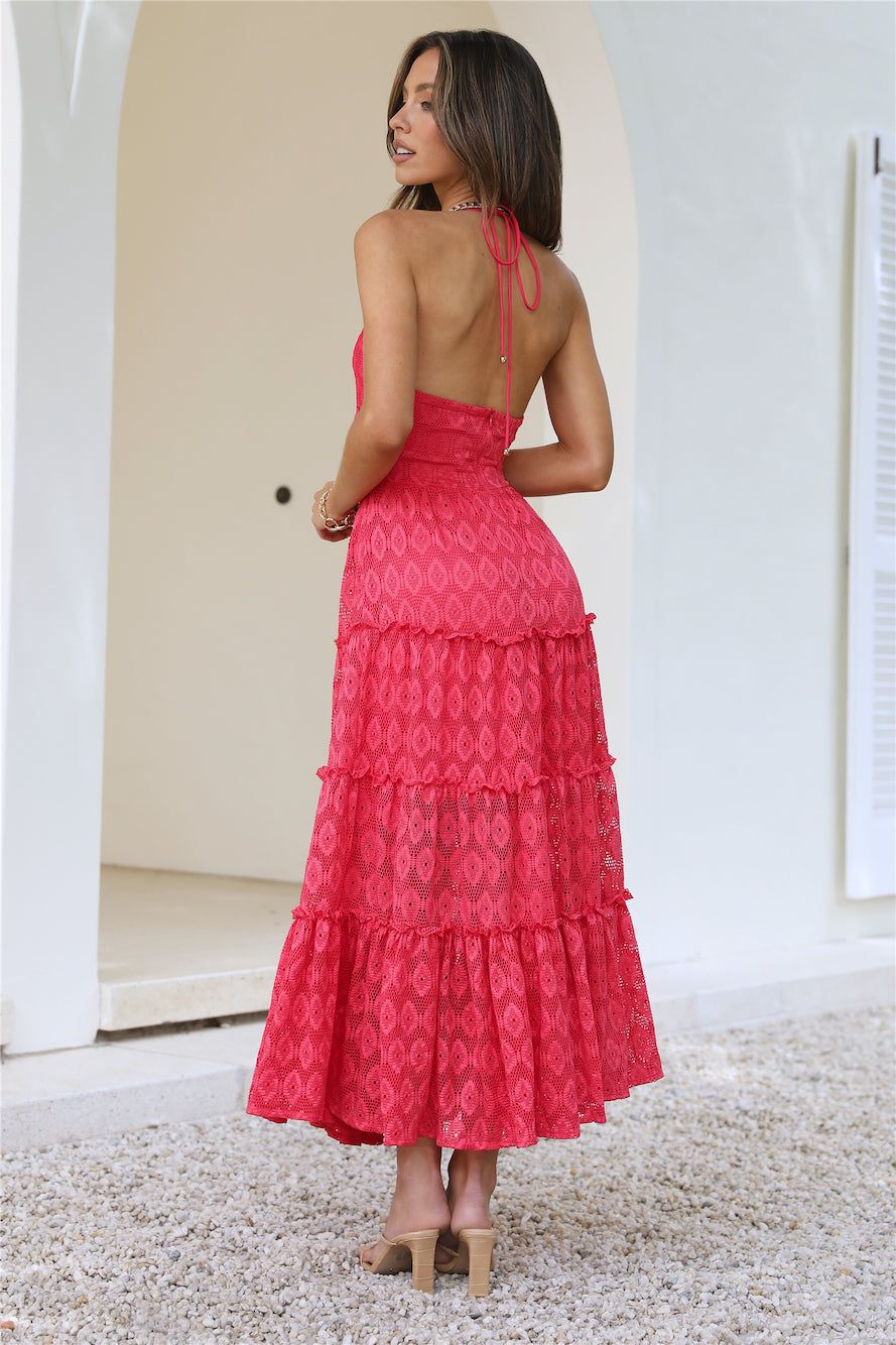 Island Love Maxi Dress Red sold by Hello Molly product image thumbnail 4