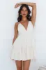 Daytime Delight Mini Dress Cream sold by Hello Molly