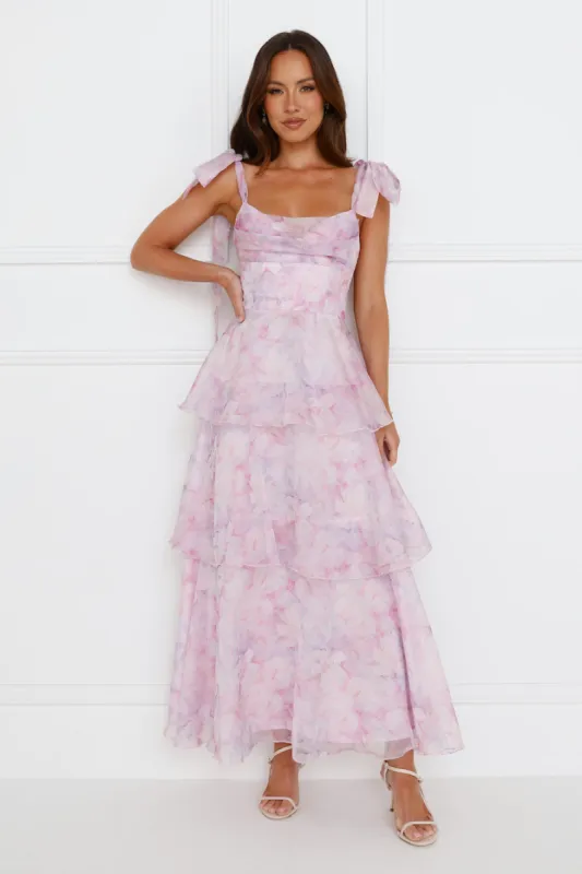 Paisley Maxi Dress Purple sold by Hello Molly