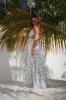HELLO MOLLY Forward Fashion Maxi Dress Blue sold by Hello Molly
