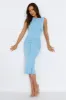 Desk To Bar Midi Dress Blue sold by Hello Molly
