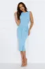 Desk To Bar Midi Dress Blue sold by Hello Molly