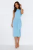 Desk To Bar Midi Dress Blue sold by Hello Molly