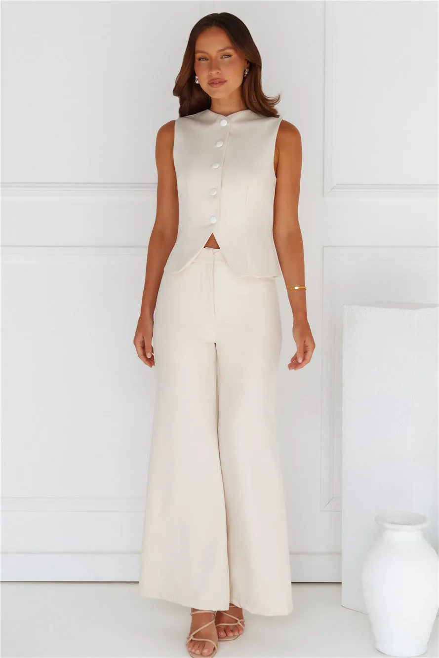 Tailored 'Fit Vest Beige sold by Hello Molly product image thumbnail 3