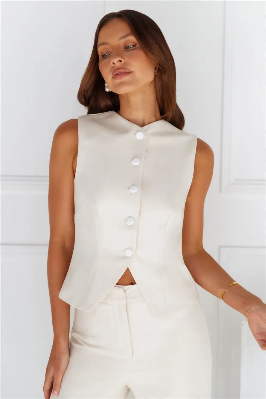 Tailored 'Fit Vest Beige sold by Hello Molly product image thumbnail 4