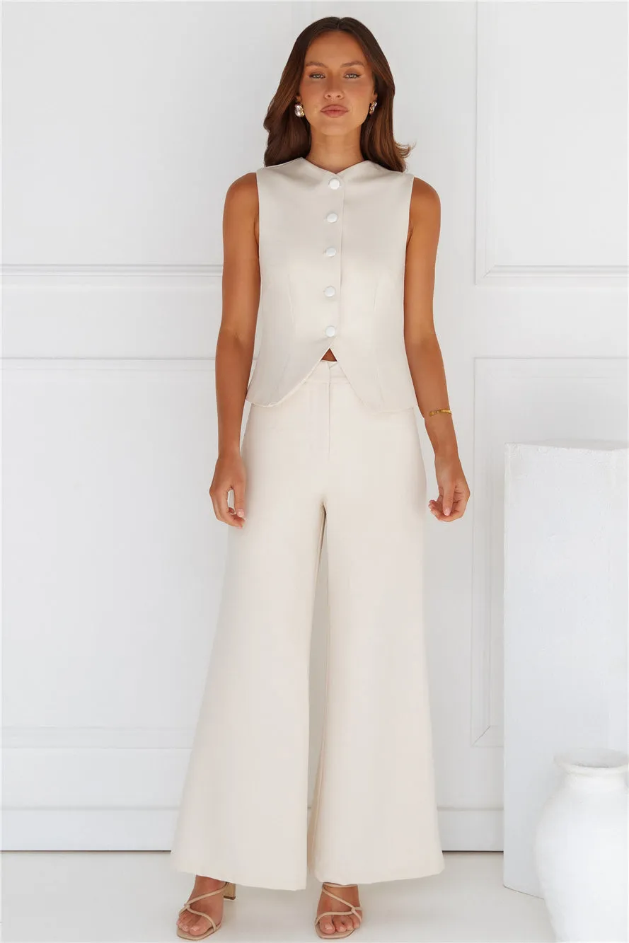 Tailored 'Fit Vest Beige sold by Hello Molly