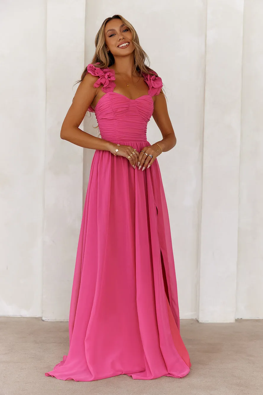 DEAR EMILIA Finest Couture Maxi Dress Pink sold by Hello Molly product image thumbnail 4