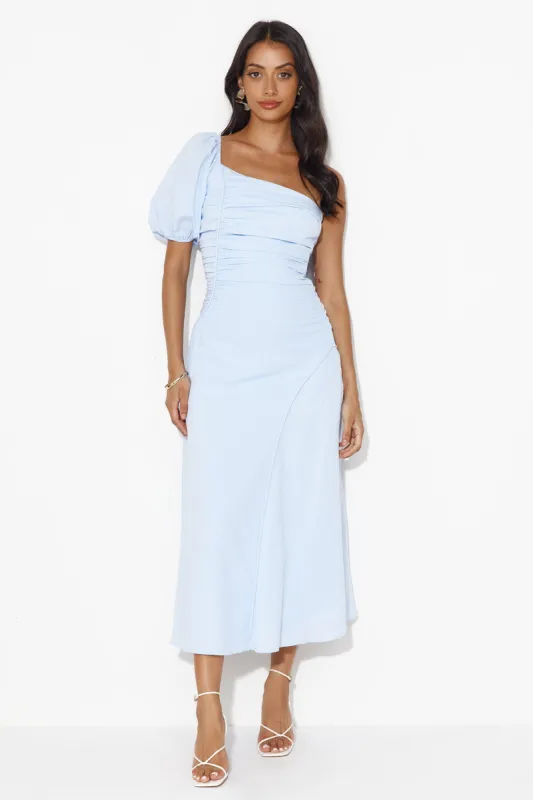 Blueberry Delight Midi Dress Blue sold by Hello Molly