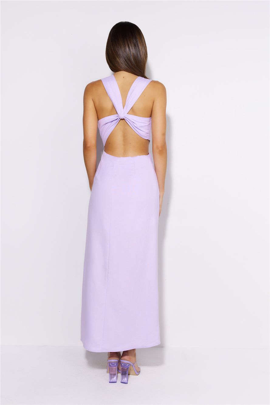 Welcome Love Midi Dress Purple sold by Hello Molly product image thumbnail 5