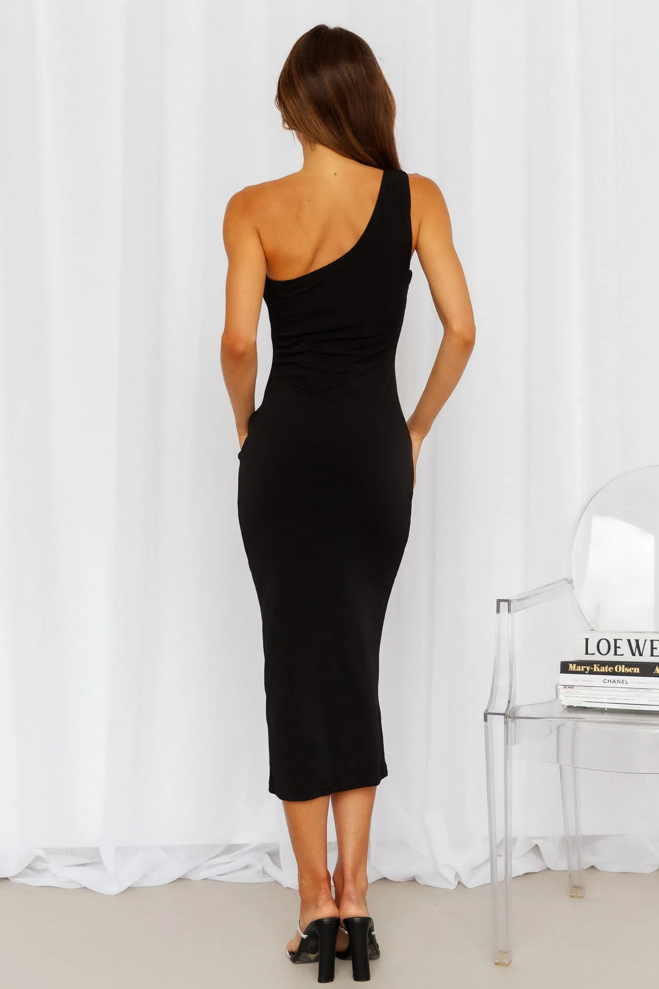 Snapping On Beat Midi Dress Black sold by Hello Molly product image thumbnail 5