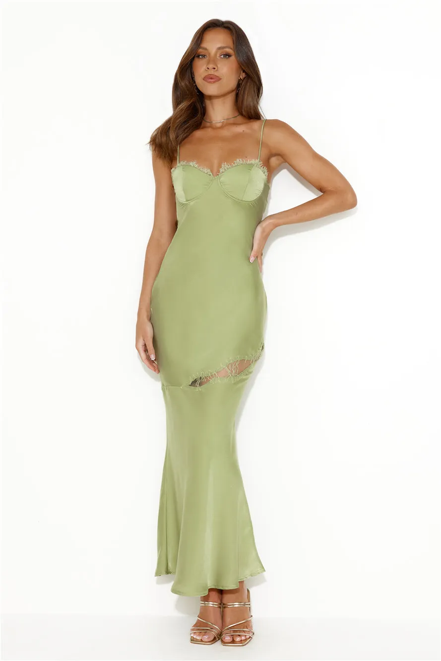 Go Lights Maxi Dress Green sold by Hello Molly