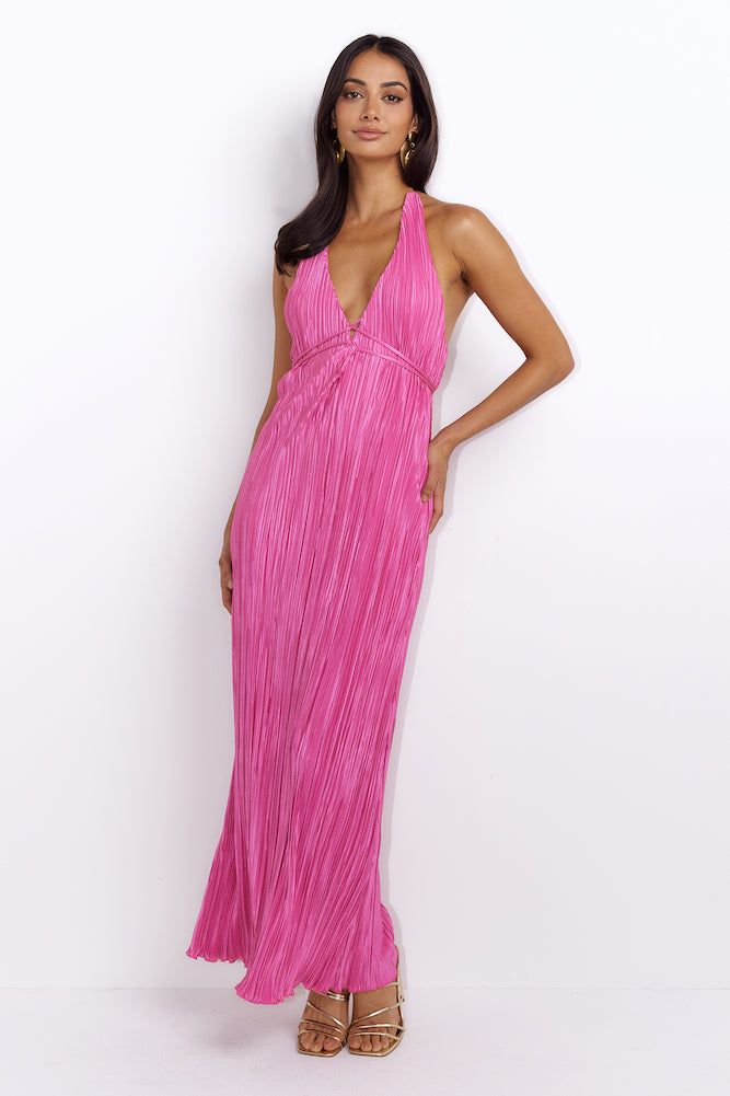 Moment Of Style Maxi Dress Pink sold by Hello Molly product image thumbnail 4
