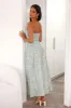 Wild Things Are Strapless Maxi Dress Sage sold by Hello Molly