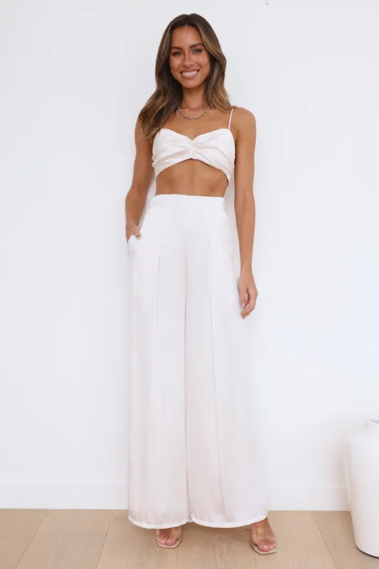 Sweeter Feelings Crop Top Cream sold by Hello Molly