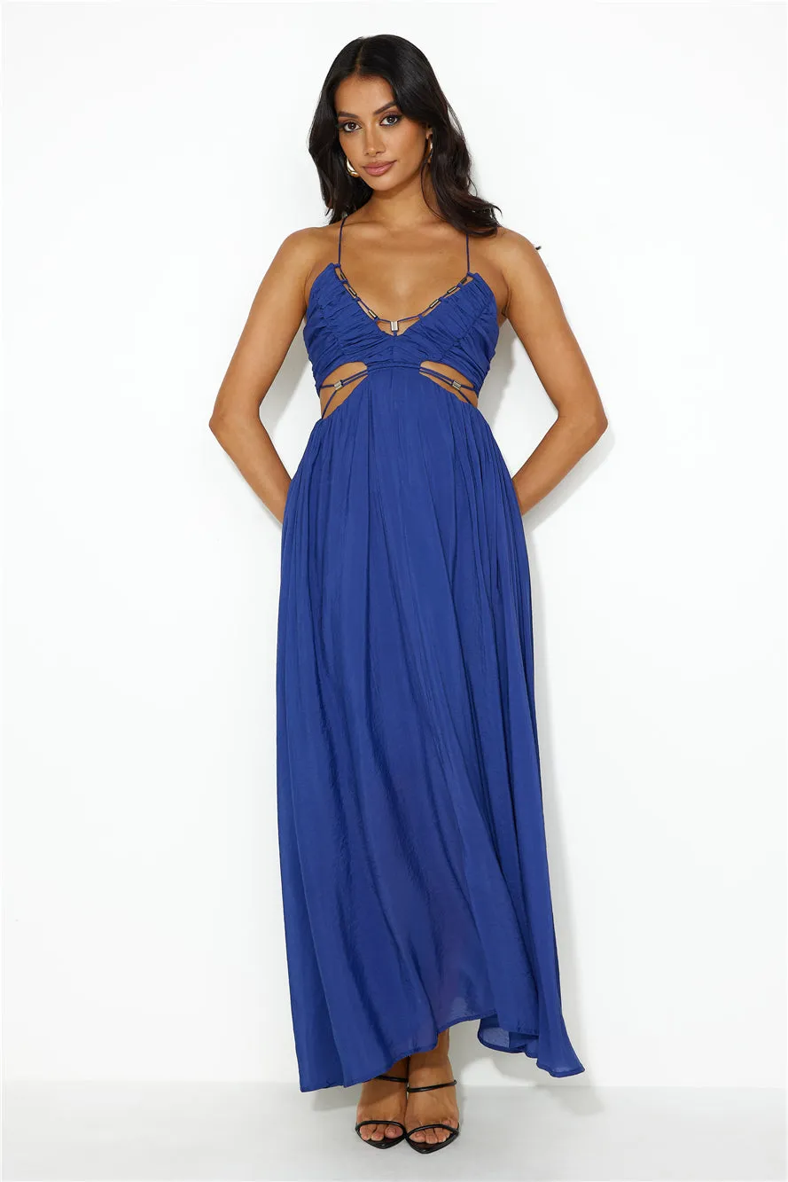 Frolicking Lover Maxi Dress Navy sold by Hello Molly product image thumbnail 2