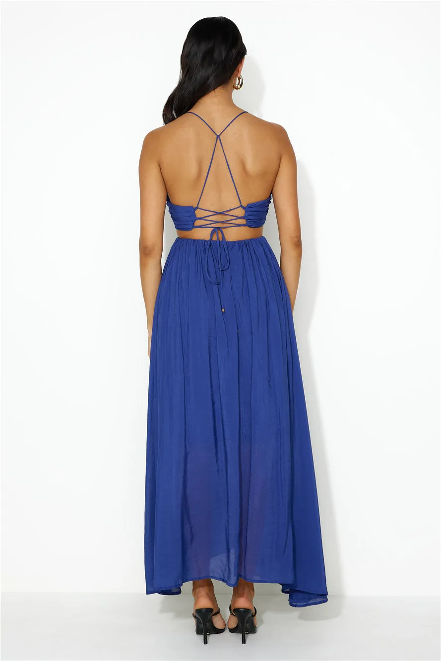 Frolicking Lover Maxi Dress Navy sold by Hello Molly product image thumbnail 5