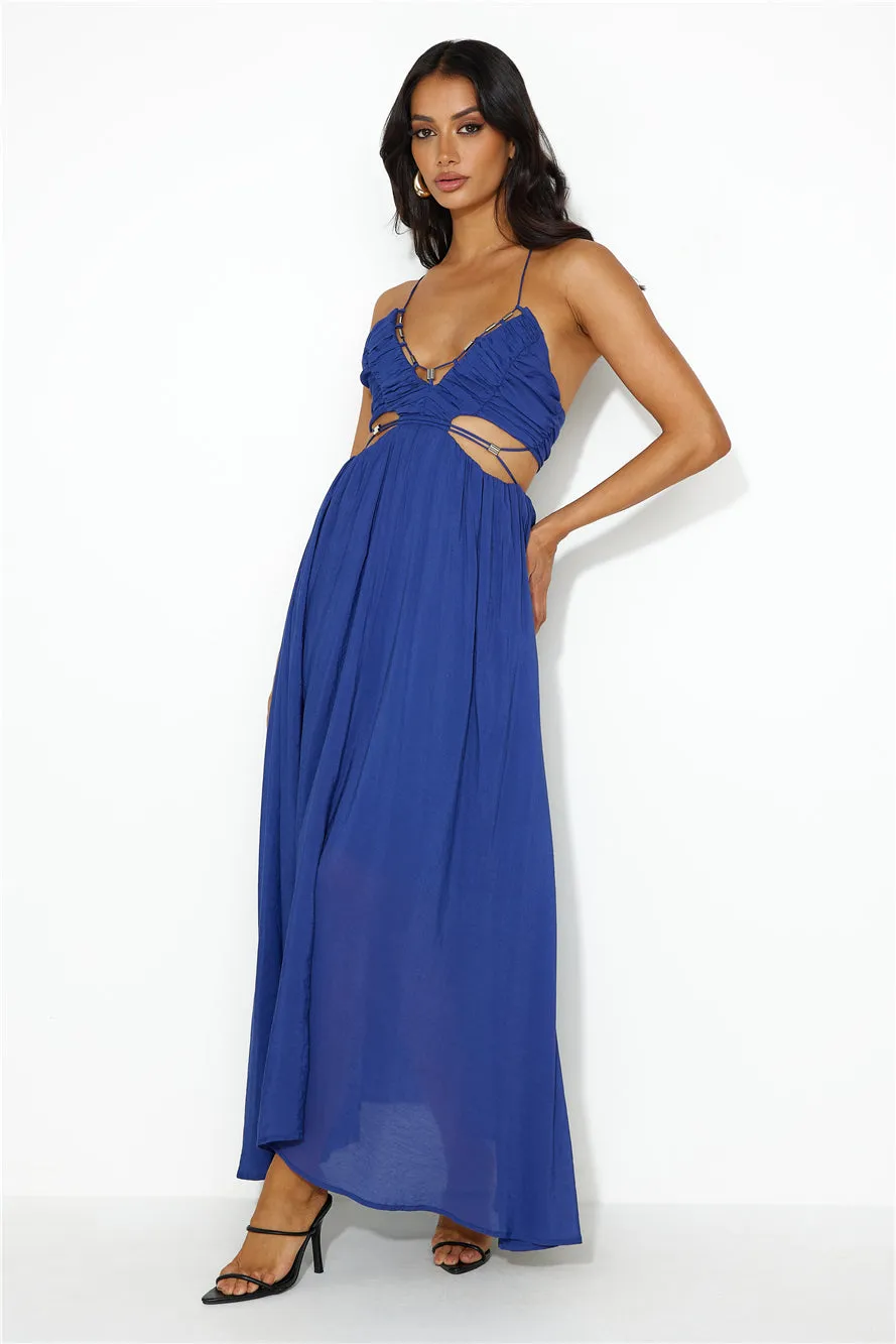 Frolicking Lover Maxi Dress Navy sold by Hello Molly product image thumbnail 3