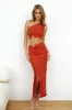Karmic Power Maxi Skirt Rust sold by Hello Molly
