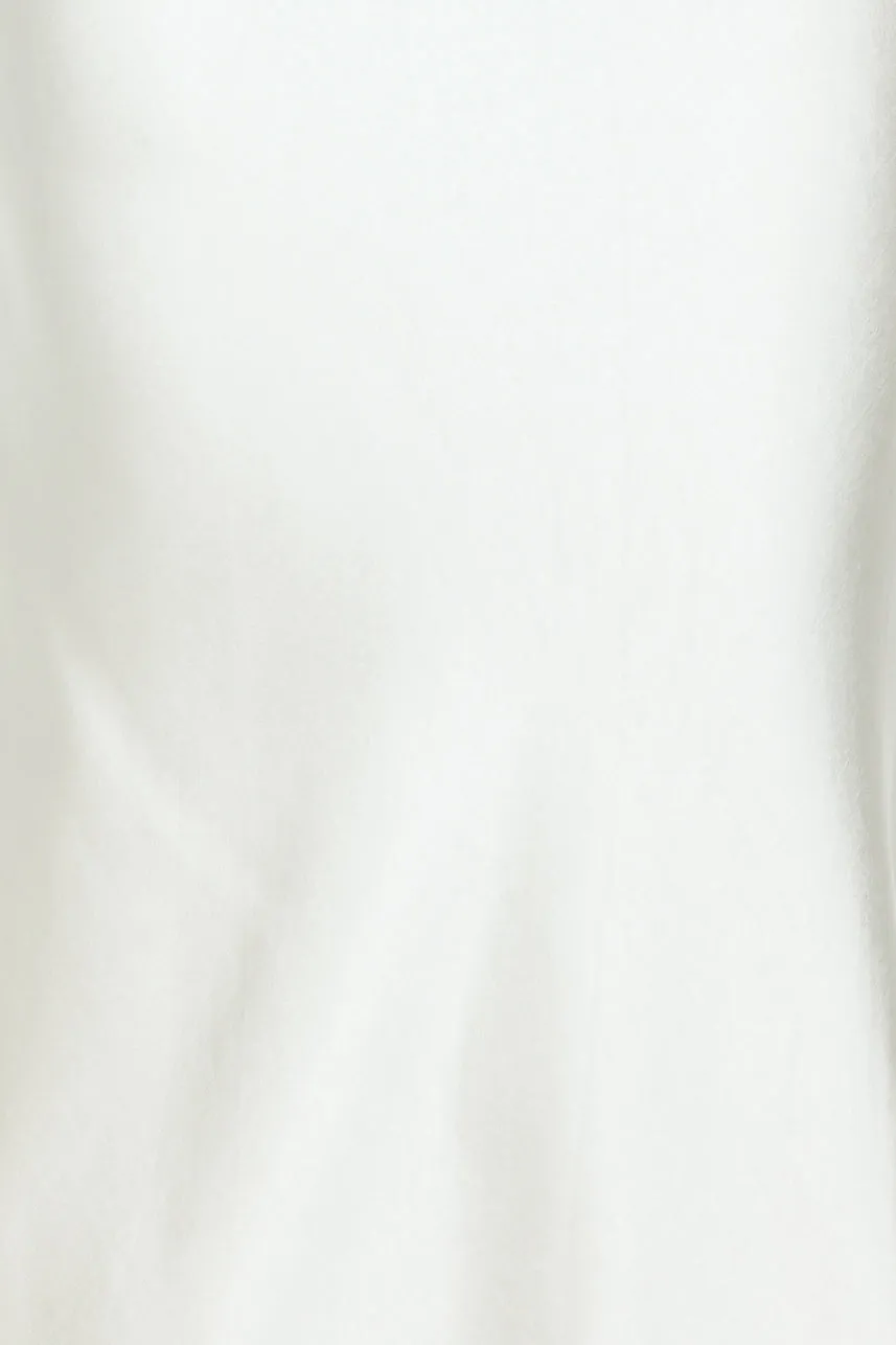 Touch Of Lace Satin Halter Maxi Dress White sold by Hello Molly product image thumbnail 5