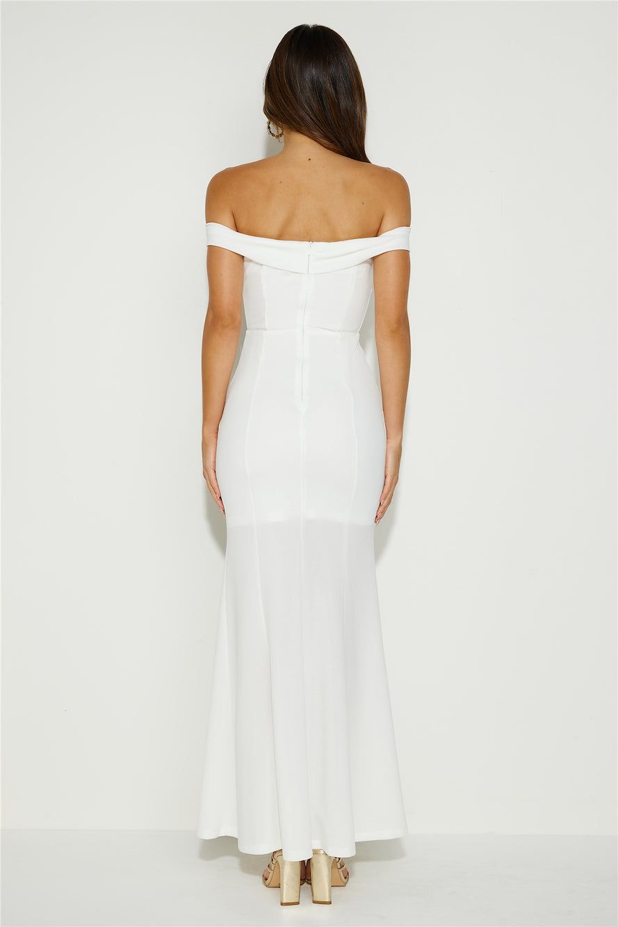 Love Is The Prize Maxi Dress White sold by Hello Molly product image thumbnail 5