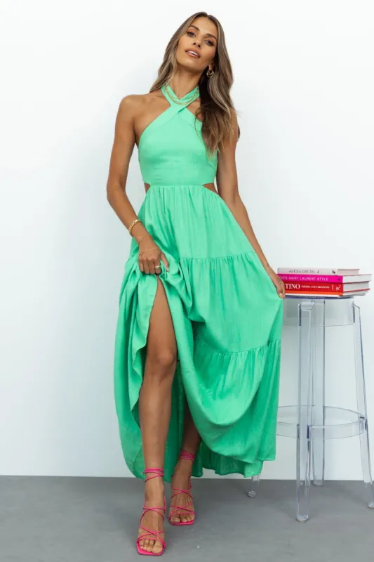 Landscape View Maxi Dress Green sold by Hello Molly
