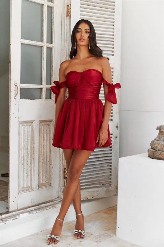 Lover To You Mini Dress Red sold by Hello Molly