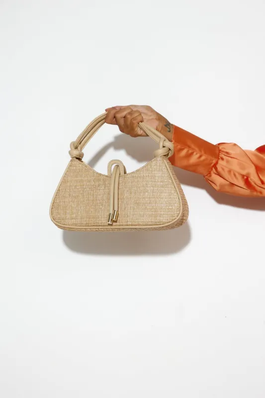 BILLINI Molly Handle Bag Natural Dark Clay sold by Hello Molly