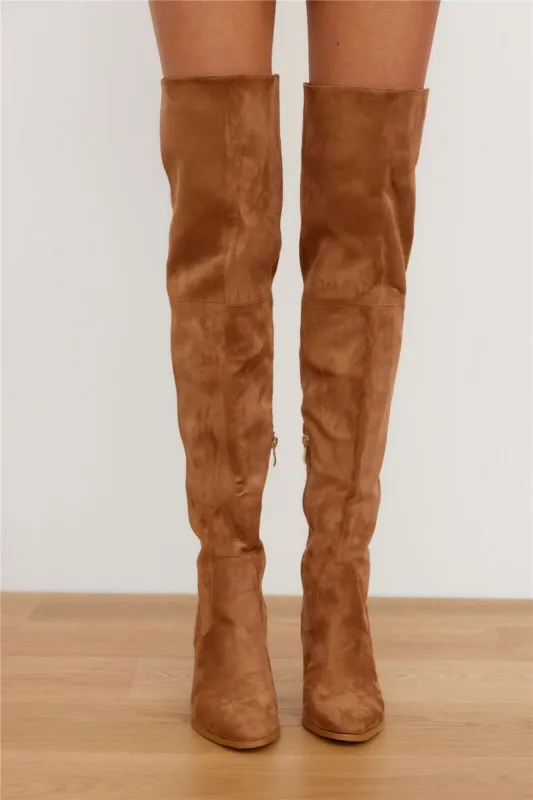 BILLINI Vixen Boots Wood Suede Natural sold by Hello Molly