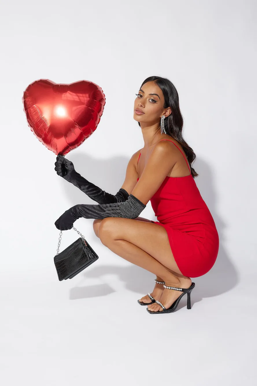 Made To Be Seen Mini Dress Red sold by Hello Molly product image thumbnail 5