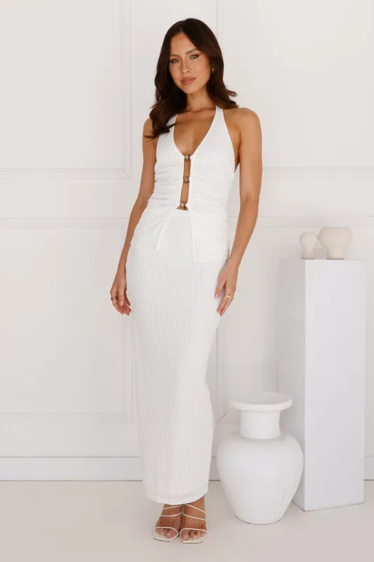 Mango Bay Maxi Skirt White sold by Hello Molly