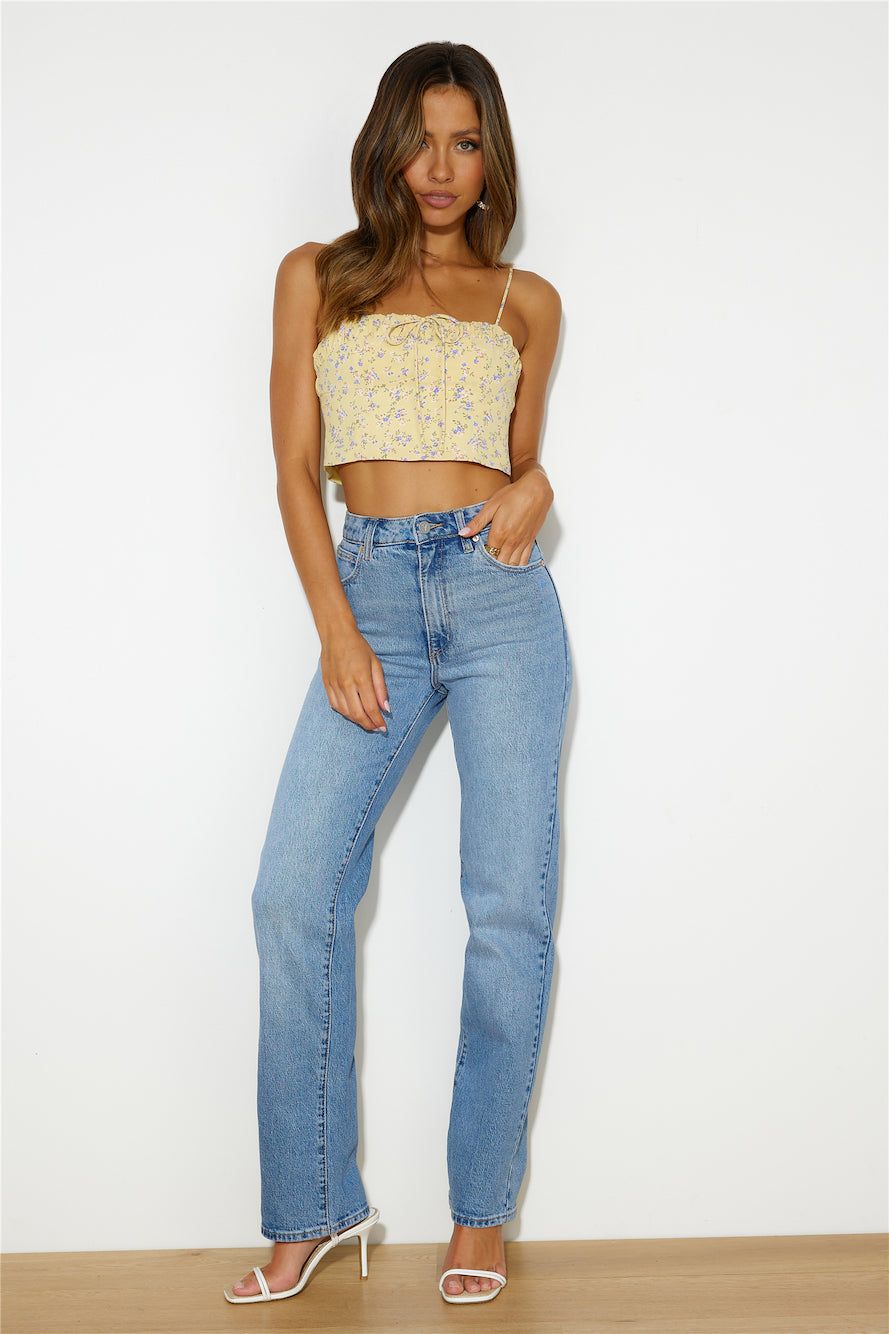 ABRAND A '94 High Straight Jeans Vintage Blue sold by Hello Molly product image thumbnail 3