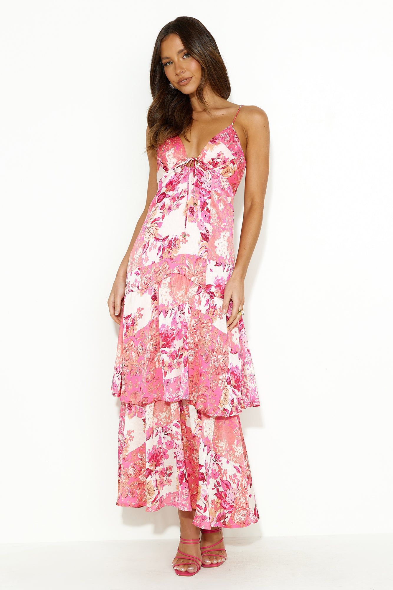 Springfalls Maxi Dress Pink sold by Hello Molly product image thumbnail 2