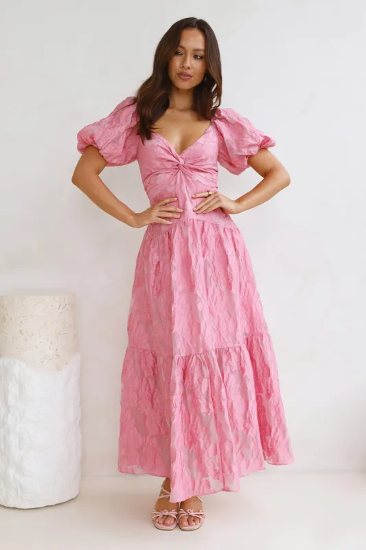 Night To Shine Maxi Dress Pink sold by Hello Molly
