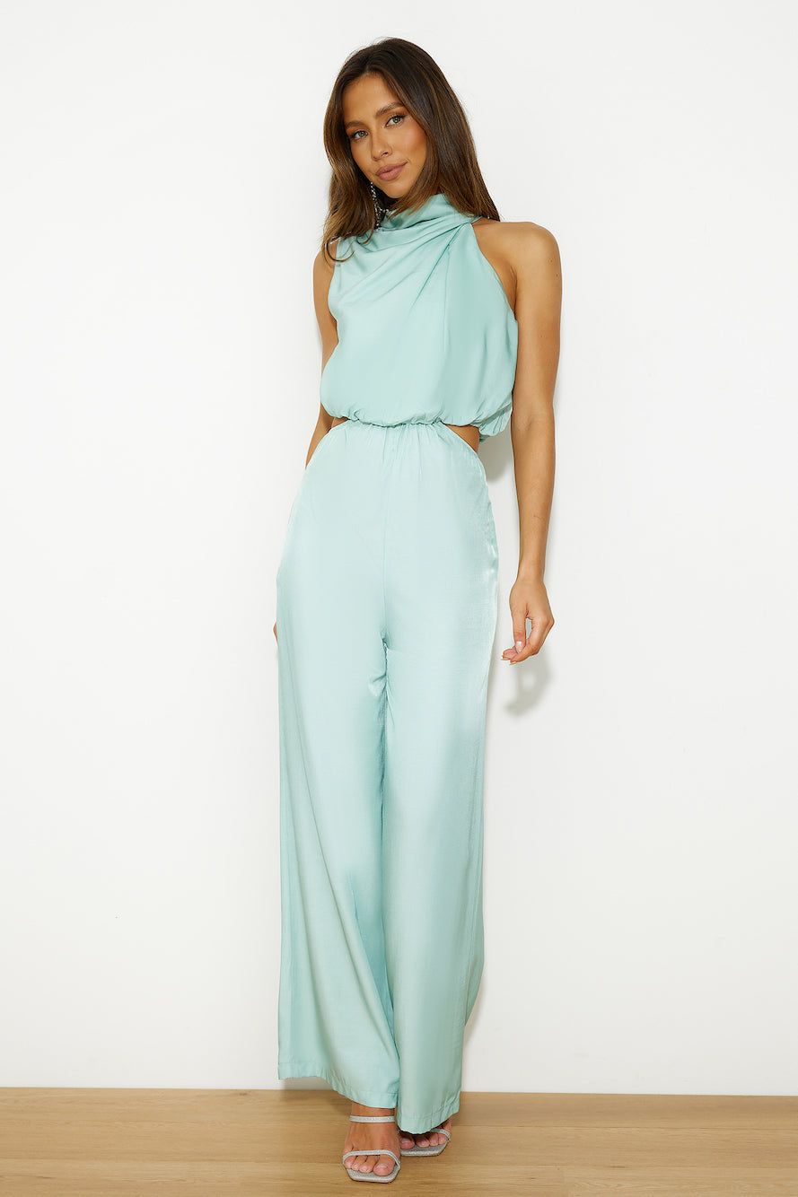 Her Values Jumpsuit Sage sold by Hello Molly product image thumbnail 5