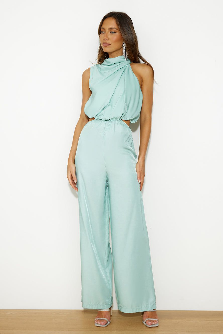 Her Values Jumpsuit Sage sold by Hello Molly product image thumbnail 2
