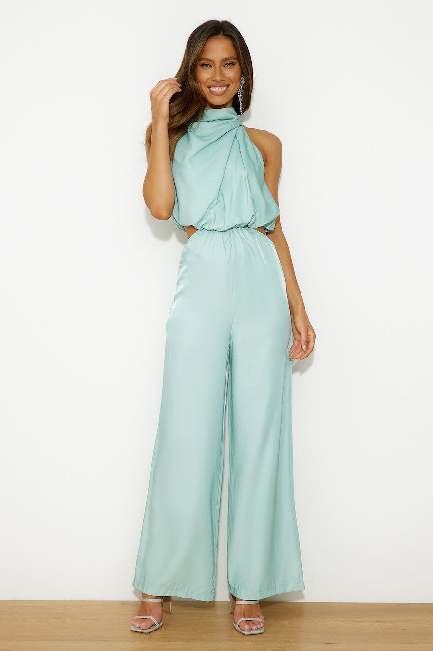 Her Values Jumpsuit Sage sold by Hello Molly product image thumbnail 4