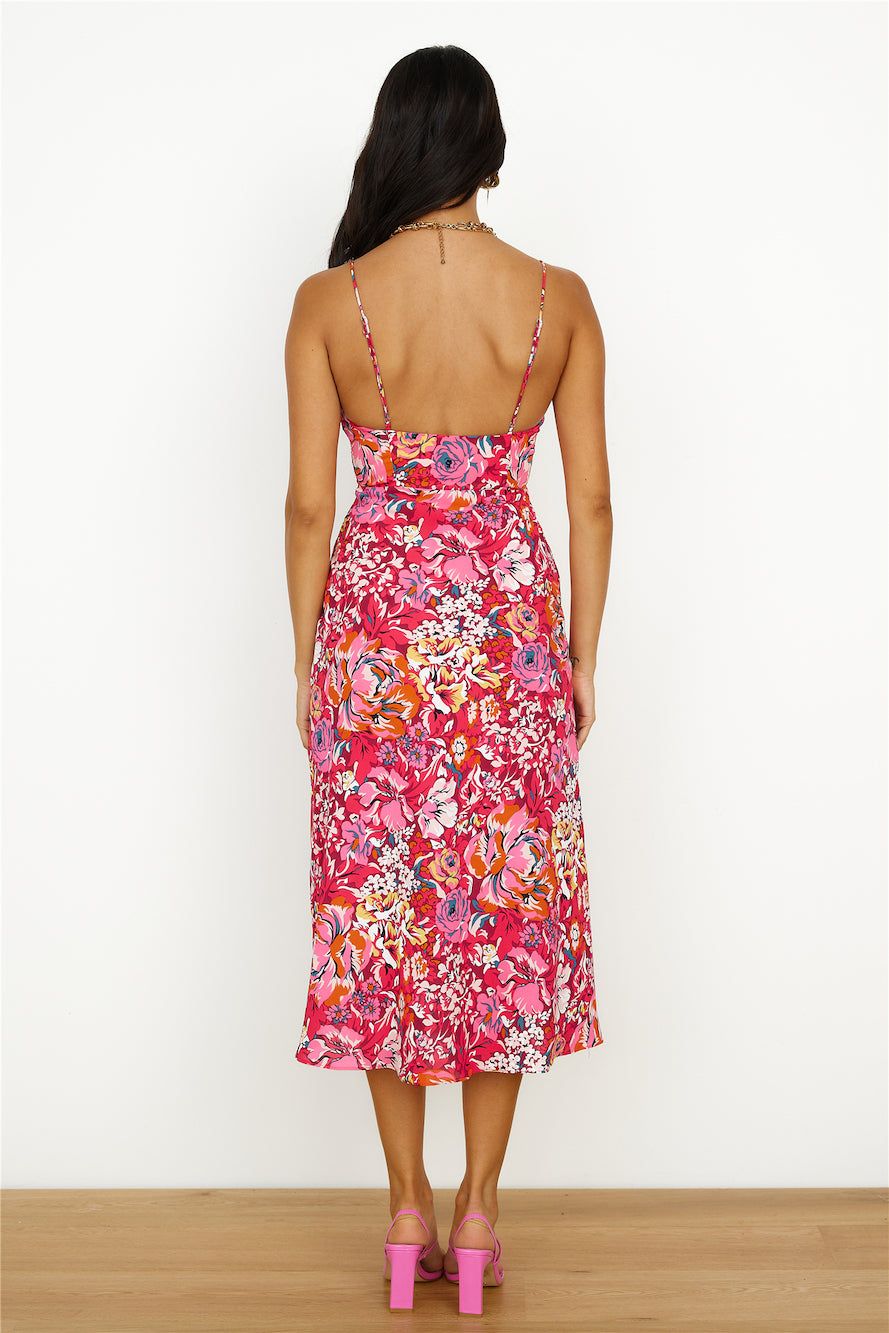Brunch Run Midi Dress Red sold by Hello Molly product image thumbnail 5