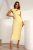 Indoor Outdoors Maxi Dress Yellow sold by Hello Molly
