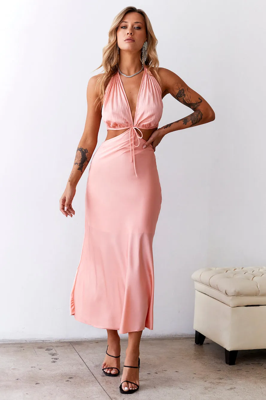 Moody Days Maxi Dress Coral sold by Hello Molly product image thumbnail 3