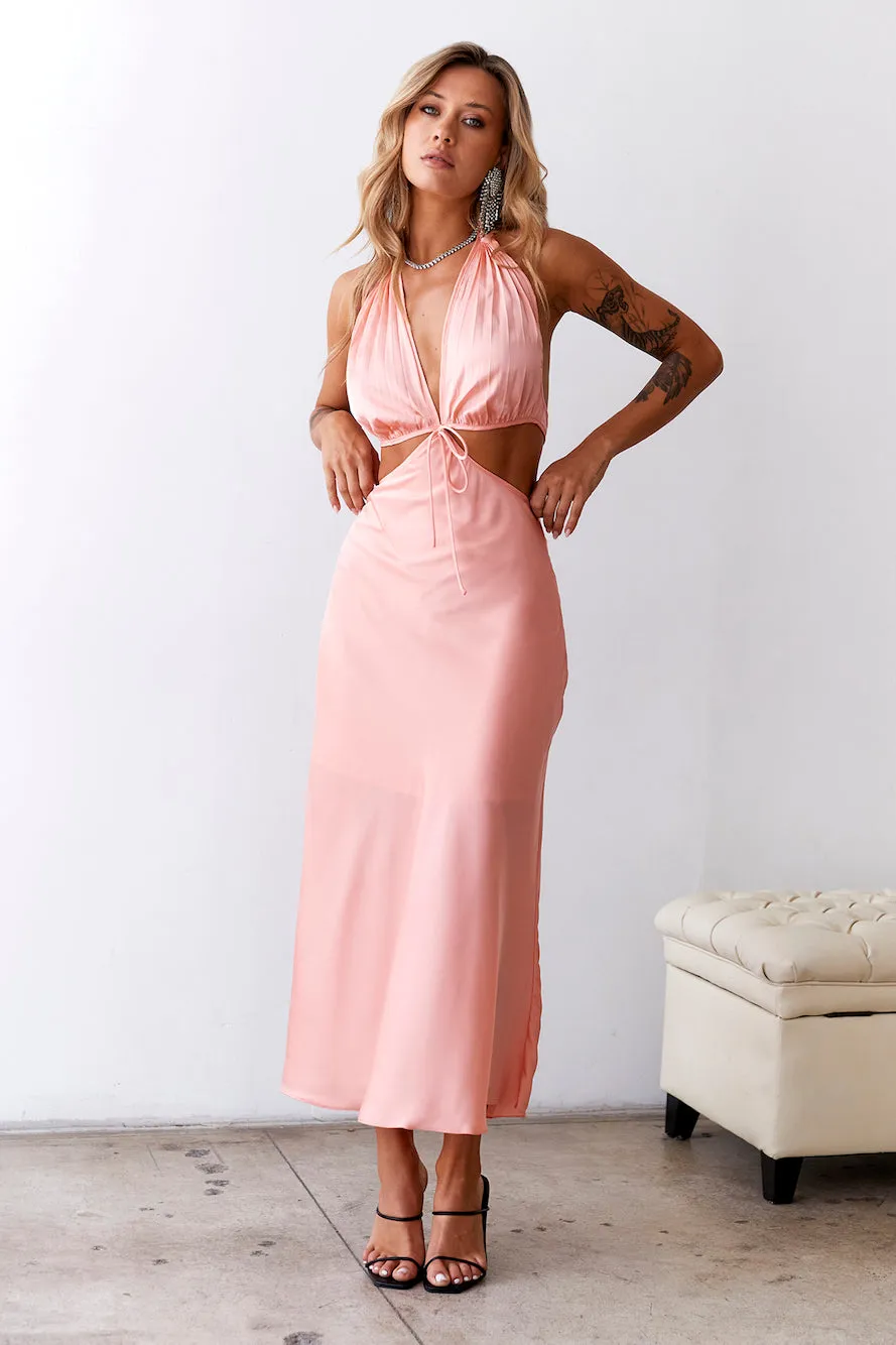 Moody Days Maxi Dress Coral sold by Hello Molly product image thumbnail 4