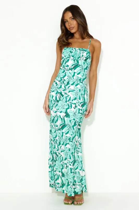 Good To Go Maxi Dress Green sold by Hello Molly