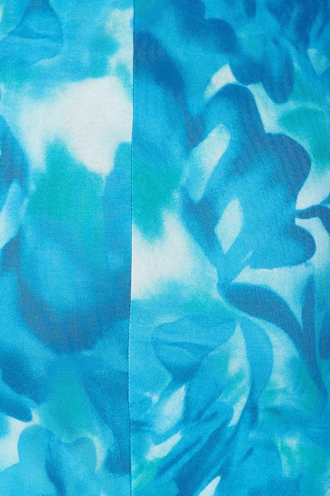 Ocean Treasure Mesh Midi Skirt Blue sold by Hello Molly product image thumbnail 5