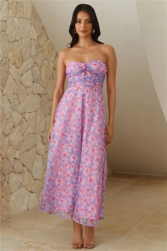 Her Fantasy Midi Dress Purple sold by Hello Molly