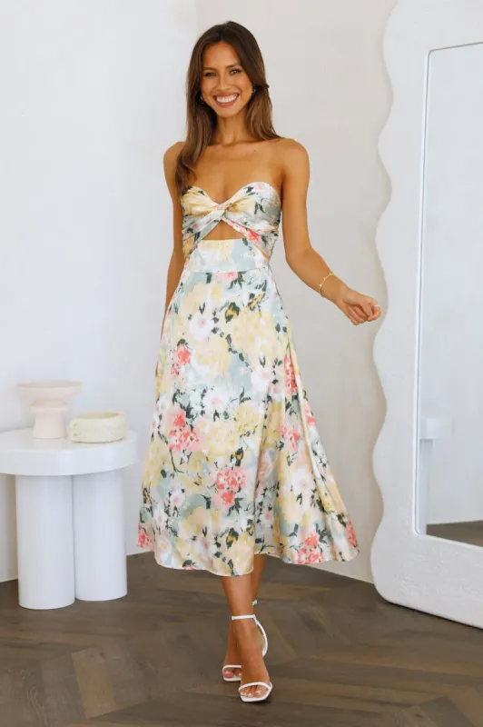Scenic Drives Midi Dress Floral sold by Hello Molly