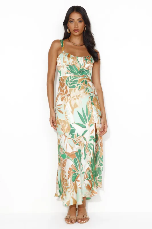 Season Of Flings Maxi Dress Green sold by Hello Molly