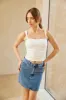 Tropical Splendor Linen Blend Top White sold by Hello Molly